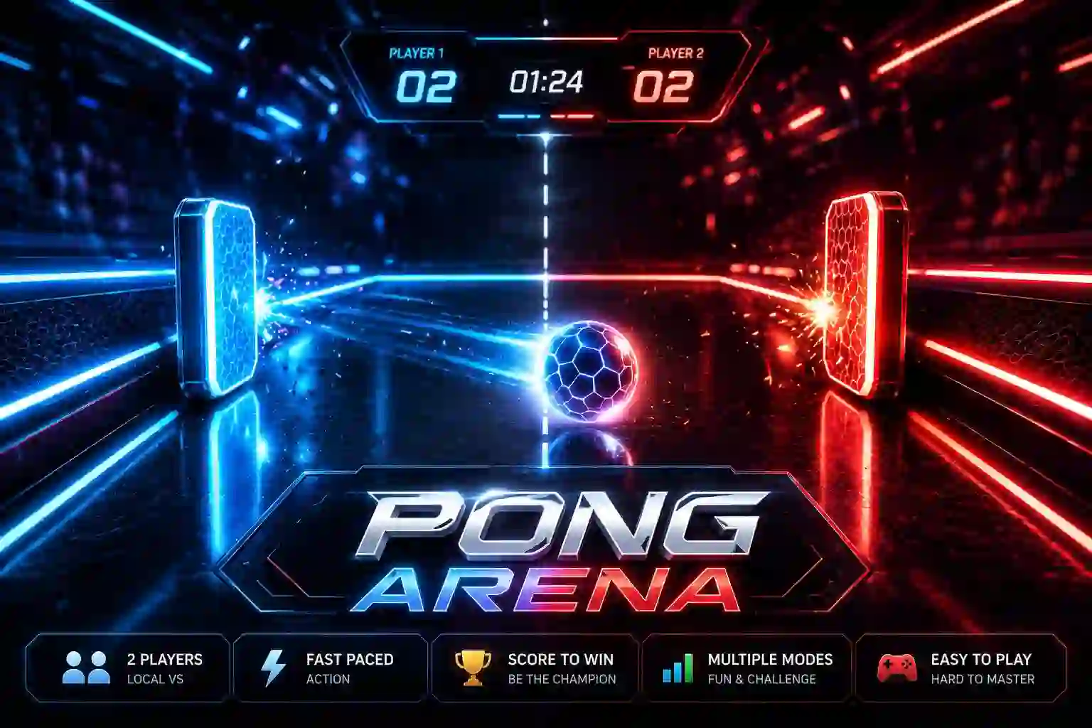 بازی Pong Arena